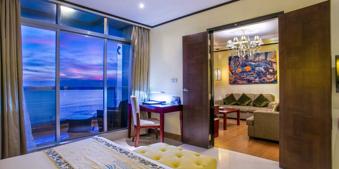 including a family room with a 180-degree view of the Bay of Bengal, Panorama Ocean Suites ensures that your stay is both relaxing and enjoyable