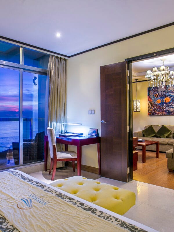 including a family room with a 180-degree view of the Bay of Bengal, Panorama Ocean Suites ensures that your stay is both relaxing and enjoyable
